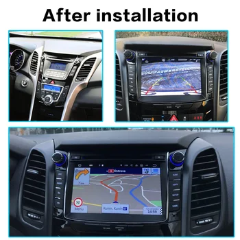 Android 10.0 4+64G Par Hyundai I30 Elantra GT 2012-2018 IPS Carplay Lentes Recoder Multimediju Atskaņotājs, GPS Navi Auto Radio Vadītājs Vienību