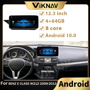 Android auto radio multimediju atskaņotājs benz E Klases W212 2009 2010 2011 2012 2013 auto GPS navigācijas vienības vadītājs stereo diktofons
