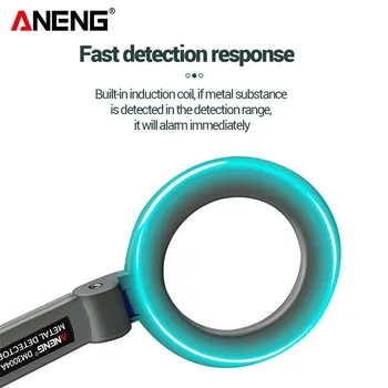 ANENG DM3004A Metāla Detektors ar Regulējamu Jutību Radara Atklāt Portatīvo Rokas Security Scanner Rīku Metāla Priekšmetiem Meklētājs
