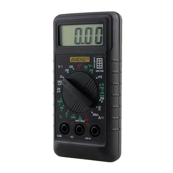 ANENG DT182 Mini Kabatas GMD Digitālo Vairāku Metru Profesionālās OM Testēšanas Voltmetrs Ammeter ar Svilpe Gmd Tranzistors Maksimālā Testeris