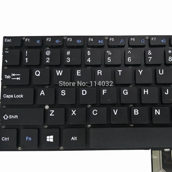 Angļu valodas tastatūra DK280FF par DIGMA CITI E400 ES4003EW 14 ASV versija melns bez rāmja zilā atslēgas piederumi YXT-NB92-09 34280B051
