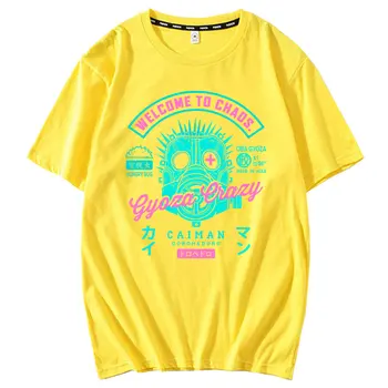 Anime Dorohedoro T-shrit 90s Laipni lūdzam Haoss Drukāt Īsām Piedurknēm Topi Vīriešu Zaudēt Modes Unisex T Smieklīgi Radošumu T Krekls