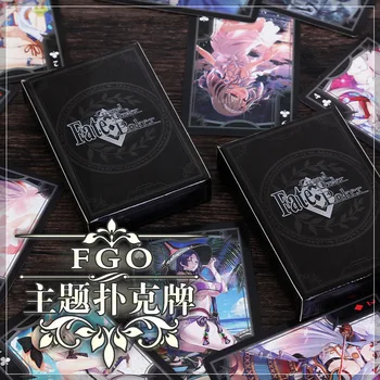 Anime Fate/Grand Lai FGO Arutoria Pendoragon Pokera Kāršu Spēli Cosplay Ģimenes Brīvdienu Puse Spēļu Kārtis Klāja Karte Valdes Dāvanas