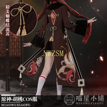 Anime Genshin Ietekmes Hutao Cosplay Kostīmu Spēle Uzvalks Vienotu Hu Tao Halloween Tērpi Sievietēm Ir 2021. Jaunas