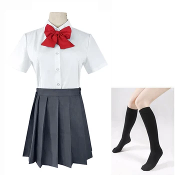 Anime Hor san, lai Miyamura kun Horimiya Miyamura Izumi Hor Kyoko Cosplay Kostīmi Vidusskola Vienotos Puses Tērpiem, parūkas, kurpes