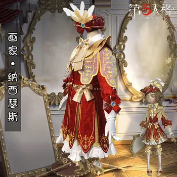 Anime Identitāti V Edgars Valden Gleznotājs 3 gadu Jubileju Narcišu Spēle Uzvalks Eleganta Kleita Vienādu Cosplay Tērpu Halloween Apģērbs
