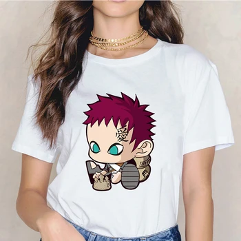 Anime Naruto Sieviešu T-krekls Hatake Kakashi Gudrs Uzumaki Naruto Kawaii T-krekli Meitenēm ar Īsām Piedurknēm Harajuku Estētisko Drēbes