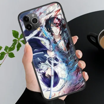 Anime Noragami Telefonu Gadījumā Segtu Korpusa iphone 5 5s se 2 6s 6 7 8 12 mini plus X XS XR 11 PRO MAX black krāsošana Etui mākslas ministru