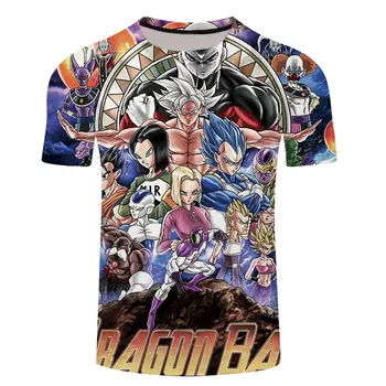 Anime Tēma Rakstzīmes, Super Saiya Dievs Vegeta 3D Iespiests T-krekls Son Goku Tee Vīriešu, Sieviešu T Vasaras Modes Hip Hop streetwear
