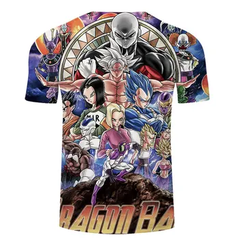 Anime Tēma Rakstzīmes, Super Saiya Dievs Vegeta 3D Iespiests T-krekls Son Goku Tee Vīriešu, Sieviešu T Vasaras Modes Hip Hop streetwear