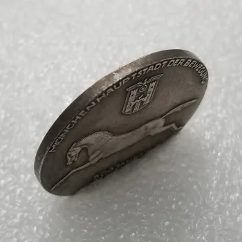 Antīko Amatniecības 1436 1936 vācu vara pārklājumu sudraba dolāra sudraba kārtu ārvalstu monētas