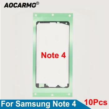Aocarmo 10Pcs/Daudz Par Samsung 4. Piezīme N910 Ekrāna Rāmi Līmi Līmi LCD Priekšā, Uzlīmes, Lentes