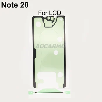 Aocarmo 5gab/Daudz Par Samsung Galaxy Note 20 LCD Ekrāns Lenti Atpakaļ Uzlīme Fotokameras Lēcas Ūdensizturīgu Līmi Līmi