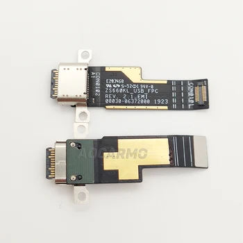 Aocarmo Par ASUS ROG Tālrunis 2 Veidu-C USB Lādētāja Uzlādes Doks Port Connector Flex Cable ROG Tālruņa II ROG2 ZS660KL