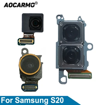 Aocarmo Samsung Galaxy S20 SM-G981W/V/F/U 5G Priekšā Faceing Camera Atpakaļ Aizmugurējo Lielo Kameru Ultra Platleņķa Kameras Flex Kabelis