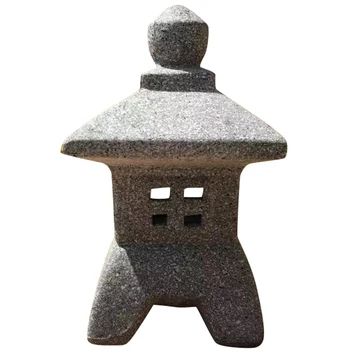 Apdares produktiem, pagalmā Japāņu keramikas akmens imitācijas lampas dekoratīvi marmora imitācija sarkanā māla Japāņu dārza laterna