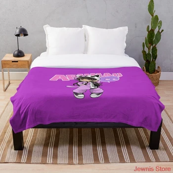Aphmau kā kaķis p Mest Segu Mīkstu Mājīgu Mest Vieglus MicroFleece Dīvāns Visu Sezonu Dzīvojamā Istaba/Guļamistaba Siltā Segā