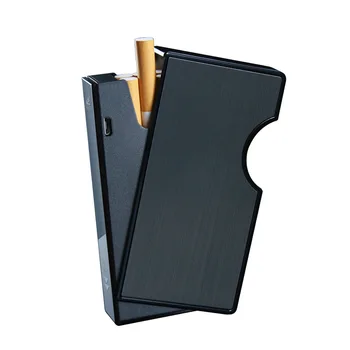 Apkures Vadu Šķiltavas Cigarešu etvija Universālā Cigarešu Lietā Radošo Uzlādes ar USB piepīpētāja Smēķēšanas Piederumi