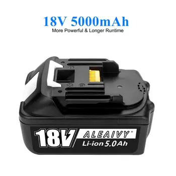 Ar Lādētāju BL1860 Uzlādējams Batteries18V 6000mAh Litija Jonu lai 18v, Makita Akumulatoru, 6Ah BL1840 BL1850 BL1830 BL1860B LXT400