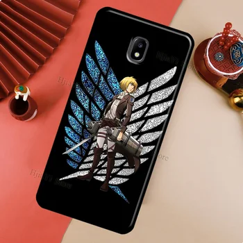 Armin Arlert Uzbrukumu Titan Anime Case For Samsung Galaxy J5 J7 J1 J3 2016 A5 A3 2017 J4 J6 J8 A7 A9 A6 A8 Plus 2018 Vāciņu