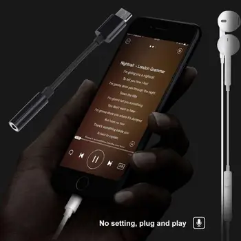 Audio Aux Kabelis, Tips C Jack Austiņu Kabeli USB C Līdz 3,5 mm Austiņu Adapteris Priekš Huawei P20 Xiaomi SAMSUNG Galaxy Augstas Kvalitātes