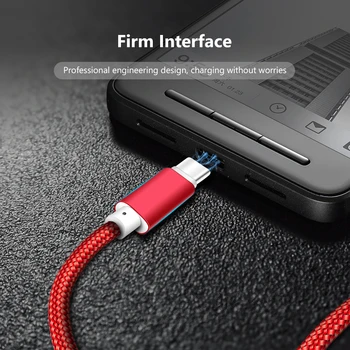 Augstas Kvalitātes 27cm 1m 2m 3m USB C C Tipa Maksas Vadu Ātrās Uzlādes Kabelis Vadu Samsung, Huawei Xiaomi Redmi Smart Phones