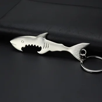 Augstas kvalitātes haizivs keychain, atslēgu, gredzenu, inovatīvu pudele nazis atslēgu piekariņi atslēgu turētājs portachiavi chaveiro llaveros hombre