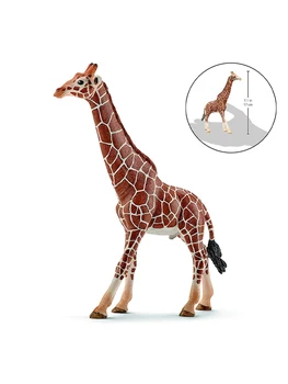 Augstas Kvalitātes Jaunu 6.7 collu Sieviešu Āfrikā Žirafe PVC Wild Life Statuetes Rotaļlietas Skaitļi 14750 Izglītības Wild Life Statuetes Lelle, Rotaļlietas
