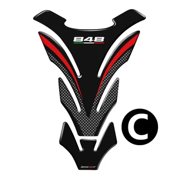Augstas Kvalitātes Motociklu Uzlīmes Tvertnes Aizsargs Uzlīme Ūdensizturīgs Tankpad Uzlīmes Ducati 848 EVO
