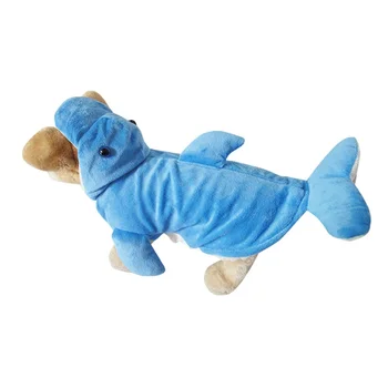 Augstākās Kvalitātes Kokvilnas Gudrs Delfīnu Dizaina Pet Suņiem Mētelis Bezmaksas Piegāde Tērpu Apģērbs Kucēns Suns
