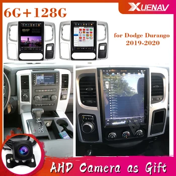 Auto DVD Atskaņotājs, GPS Navigācijas Dodge RAM stereo tesla stilu Dodge Durango 2019-2020 autoradio multimedia player headunit