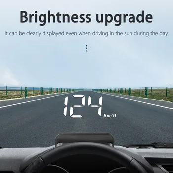 Auto Head Up Displejs ātruma pārsniegšanas Brīdinājuma Vējstikla Projektoru, Digitālo Elektronisko M3 OBD2 HUD Auto Piederumi Auto Stils