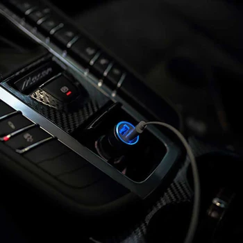 Auto Kontaktligzda Usb Auto Lādētāju piepīpētāja 2.1 1A Mobilā Tālruņa Lādētāju, 2 Porti USB Ātrs Auto Lādētājs Motociklu Auto Usb