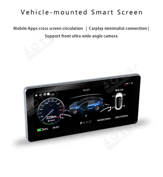 Auto Paneļa, Lai Tesla Modle 3 Modle Y Auto LCD Paneli Pārveidotas un Modernizētas Daudzfunkcionāls Android Multimediju atskaņotāju