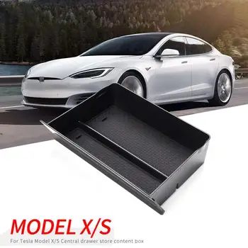 Auto Style Center Console automašīnu uzglabāšanas kastes Atvilktnes Paplātes Tesla Model S/X 2012-2019 Auto salons tesla model x accessorie