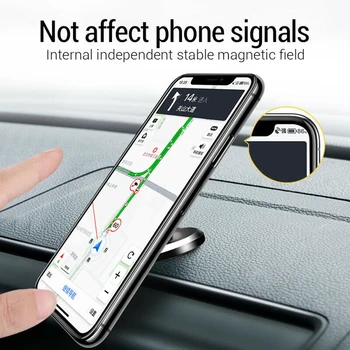Auto Telefona Turētājs Magnētisko Universāls Magnēts Tālrunis Mount iPhone X Xs Samsung Max Automašīnu, Mobilo sakaru Tālruņa Turētāju Statīvu