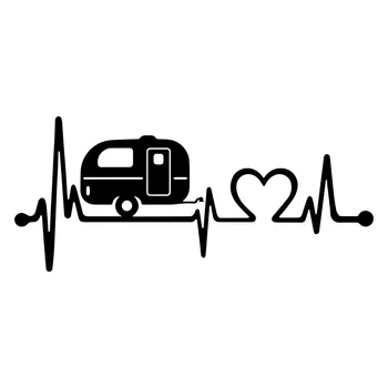 Auto Uzlīme Caravan Mīlestības Sirdspuksti Auto Uzlīme Camper Uzlīmes Ķermeņa Logu Uzlīmes Car Styling Vinila Uzlīmes Uzlīmes Car Styling