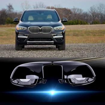 Automašīnas Atpakaļskata Spoguļa Vāciņš Melns, Komplekts BMW X3 X4 X5 X6 X7 G01 G02 G05 2018-2020