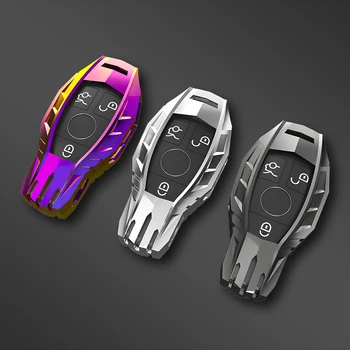 Automašīnas Galvenais Gadījumā Vāks Mercedes Benz AMG E C S sērija E200L E300L C260L E260 W204 W212 W176 CLA GLA Auto Acessories Keychain