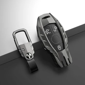 Automašīnas Galvenais Gadījumā Vāks Mercedes Benz AMG E C S sērija E200L E300L C260L E260 W204 W212 W176 CLA GLA Auto Acessories Keychain