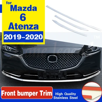 Automašīnas Priekšējā Apakšējā Bamperi Molding Sacīkšu Grils Apdares Segtu Rotāt Uzlīmes Stils Strēmeles Piederumi Mazda Atenza 6 2019 2020