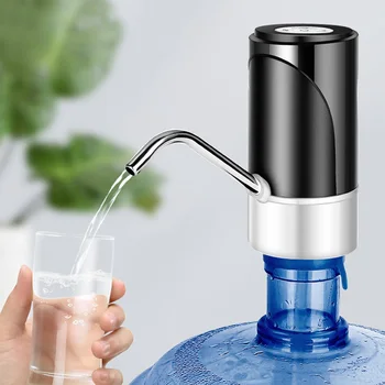 Automātiskā Elektriskā Dzeramā Ūdens Pudeli Sūkņa Padeves Pārnēsājamu USB Maksas Galonu Dzeramā Pudele Slēdzis Ūdens Sūknis Dropship