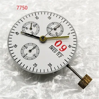 Automātiskā Kustības ETA Klons 7750 Nomaiņa Diena, Datums, Chronograph Watch Piederumi 6.9.12 Piederumi Labošanas Instrumentu Komplekta Daļas