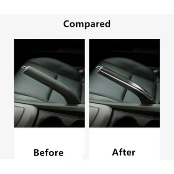 Autostāvvieta Rokas Bremzes Roktura Sviru Piedurknēm Aizsargs Segtu piemērots Chevrolet Camaro 2010. - 2013. Gads. Gads. Gadam Oglekļa Šķiedras Melns