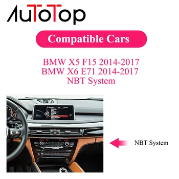 AUTOTOP BMW X5 F15 Auto Radio Multimediju Atskaņotājs, GPS Navigācija Android 10.0 par X6 E71-2017 Bluetooth, Wifi Mirrorlink 2Din