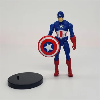 Avengers Kūka Rotājumi 6 Veidu Varoņi Dzelzs Cilvēks, Kapteinis Amerika un Citas Lelles Hand-made Modeli, Bērnu Rotaļlietas, Dāvanas