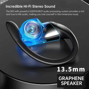 B10 Bezvadu Bluetooth 5.0 Austiņas TWS Stereo brīvroku Earbuds Trokšņu Slāpēšanas Ūdensizturīgs Sporta Austiņas Ar LED Displeju
