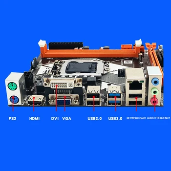 B75 Desktop Mātesplatē LGA 1155 Socket M. 2 SSD Intel LGA1155 i3 i5 i7 PROCESORU, DDR3 RAM Atmiņu, SATA III USB 3.0