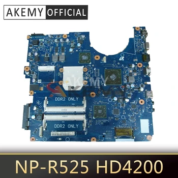 BA41-01359A Samsung R525 NP-R525 Klēpjdators Mātesplatē HD4200 512MB DDR3 pārbaudes darbu Bez centrālā procesora BA92-06827A BA92-06827B