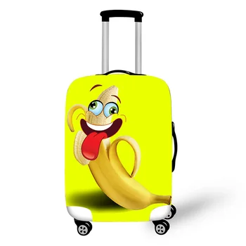 Bagāžas Vāka Smieklīgi Banānu Aizsardzības Apvalku, Ceļojumu Čemodāns Segtu Elastīgs Putekļu Gadījumos Fit 18 - 32 Collas Bagāžas Accessorie